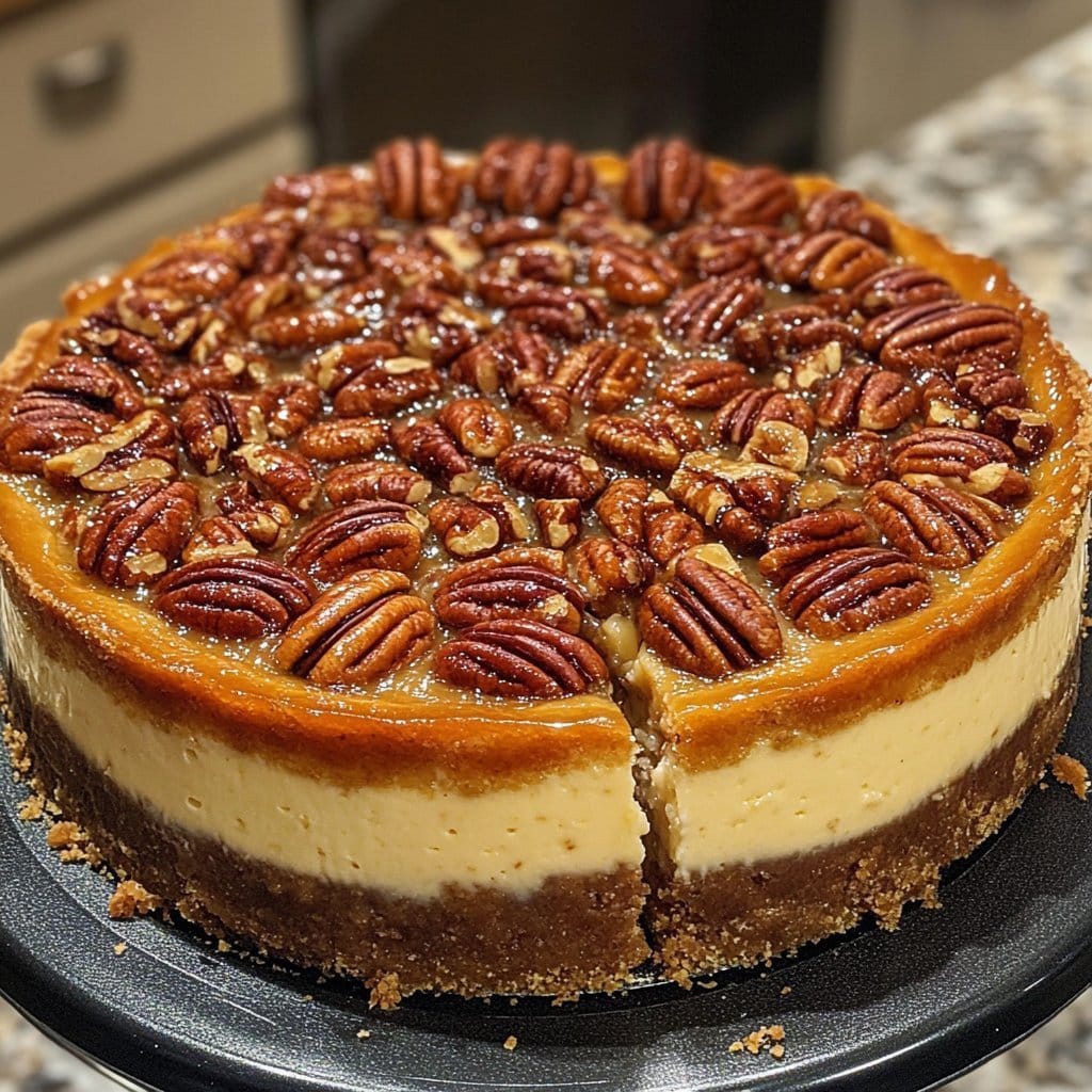 Receta de Tarta de Queso con Nuez Pecan: Un Postre Decadente