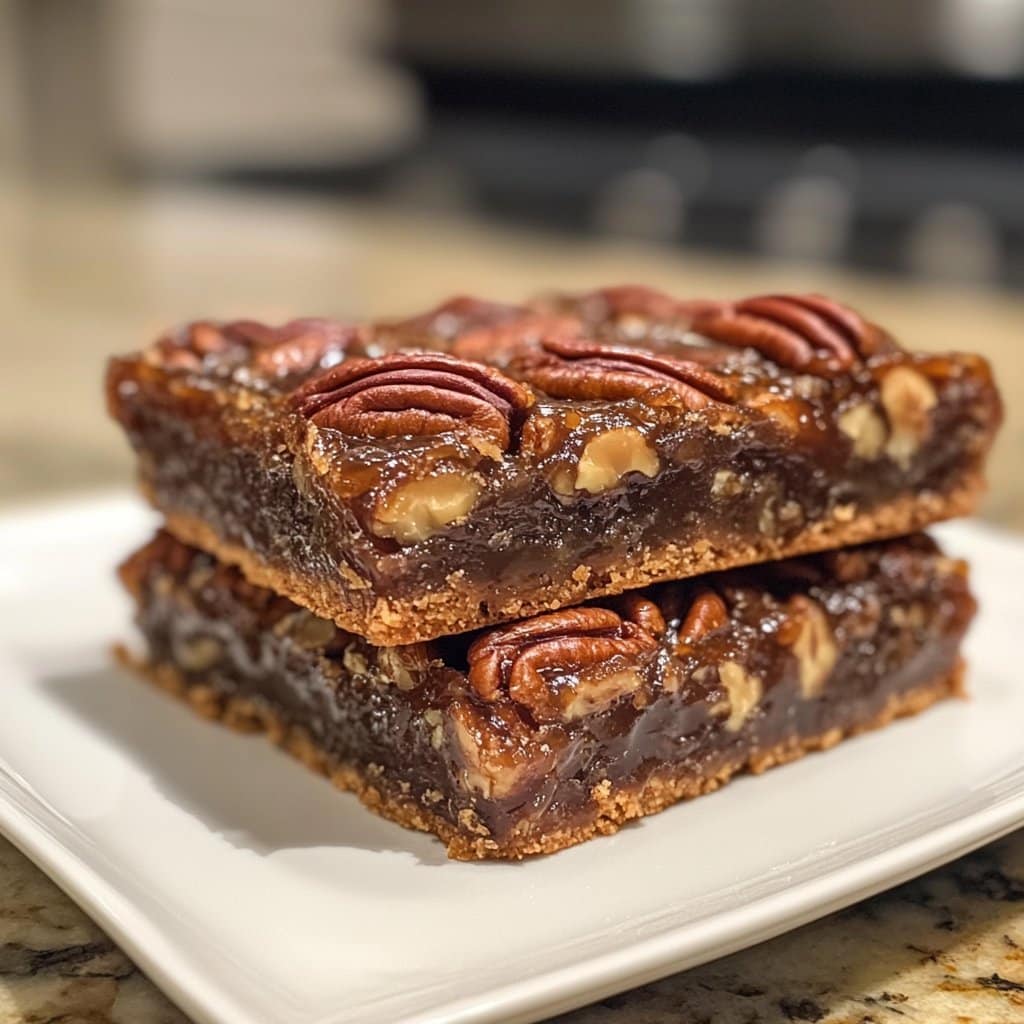 Receta de Barras de Tortugas con Pacanas: Delicioso y Fácil Postre