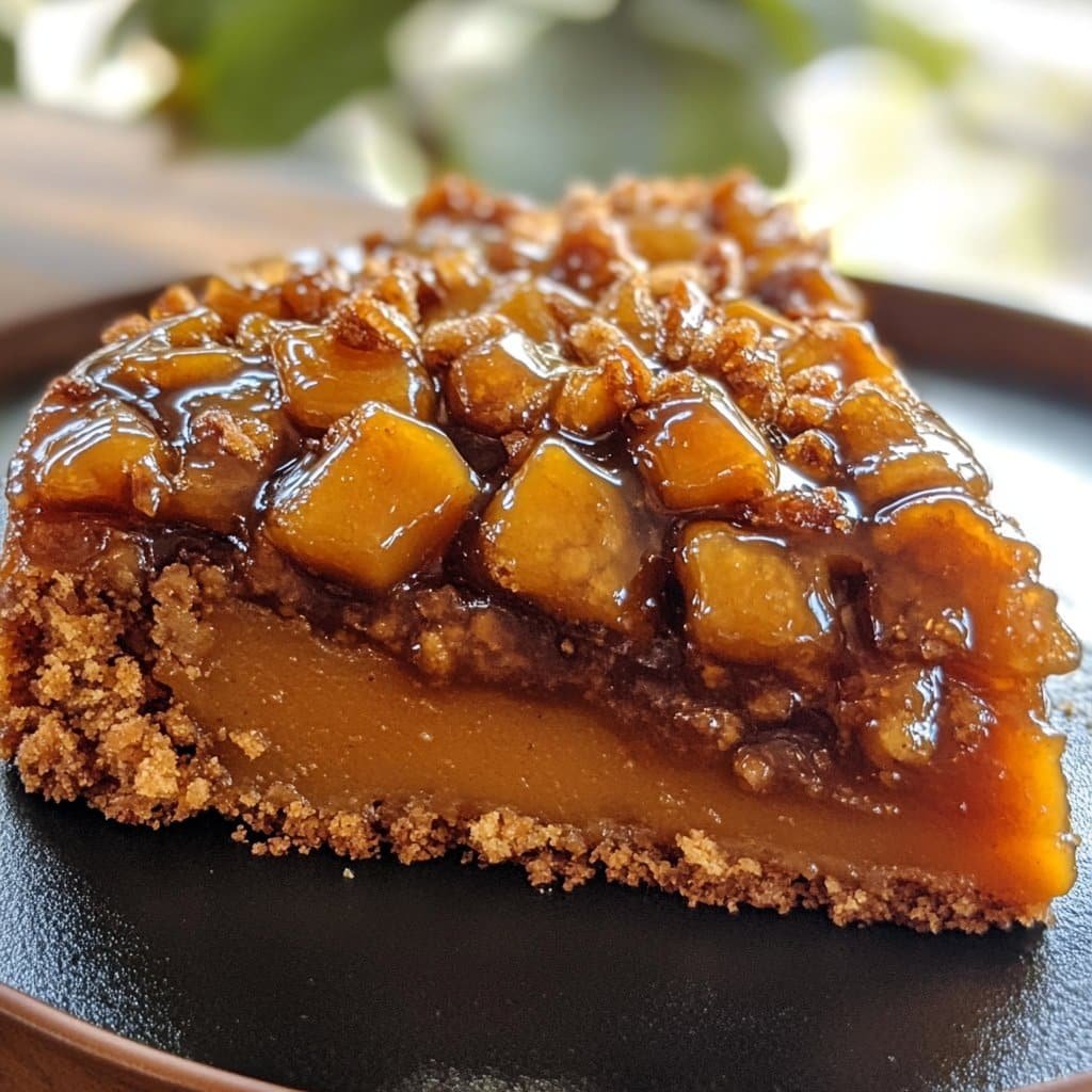 Receta de Pastel de Calabaza Volteado con Praliné
