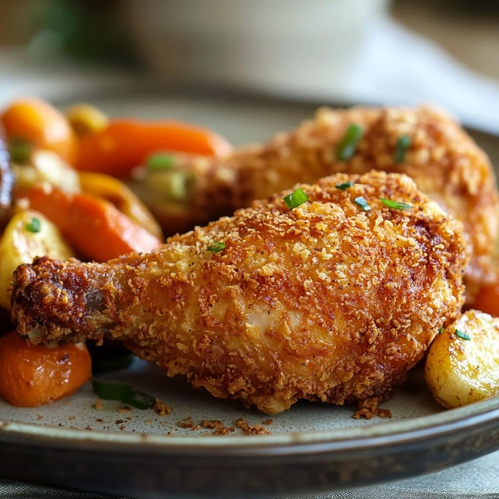 Pollo Frito Saludable al Horno – Súper Crujiente Sin Freír