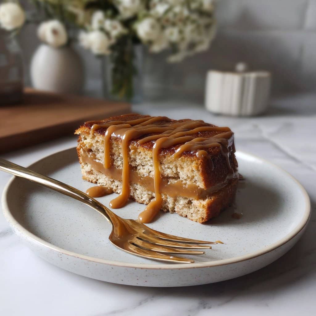 Budín de Pan con Dulce de Leche