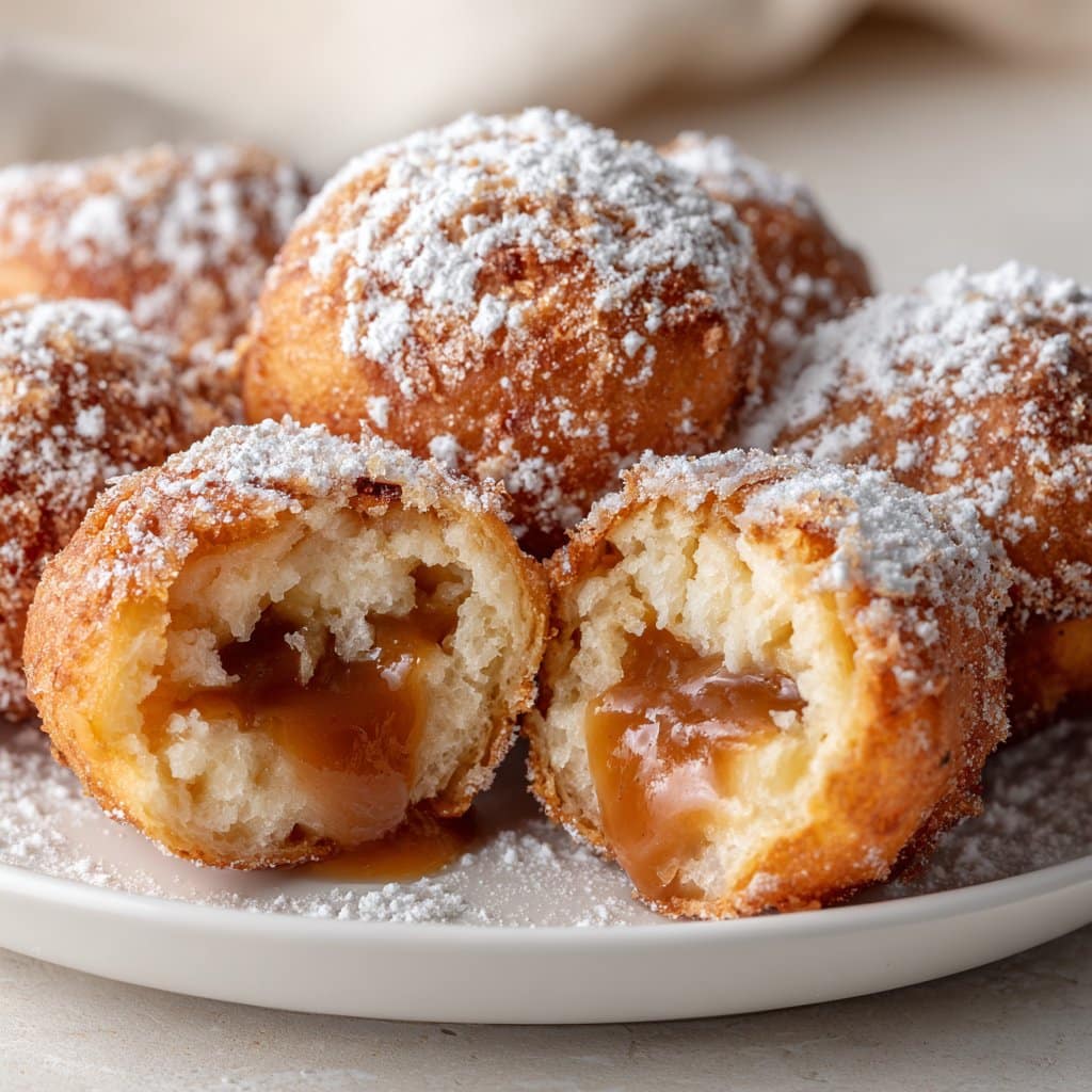 Buñuelos con Arequipe Rellenos