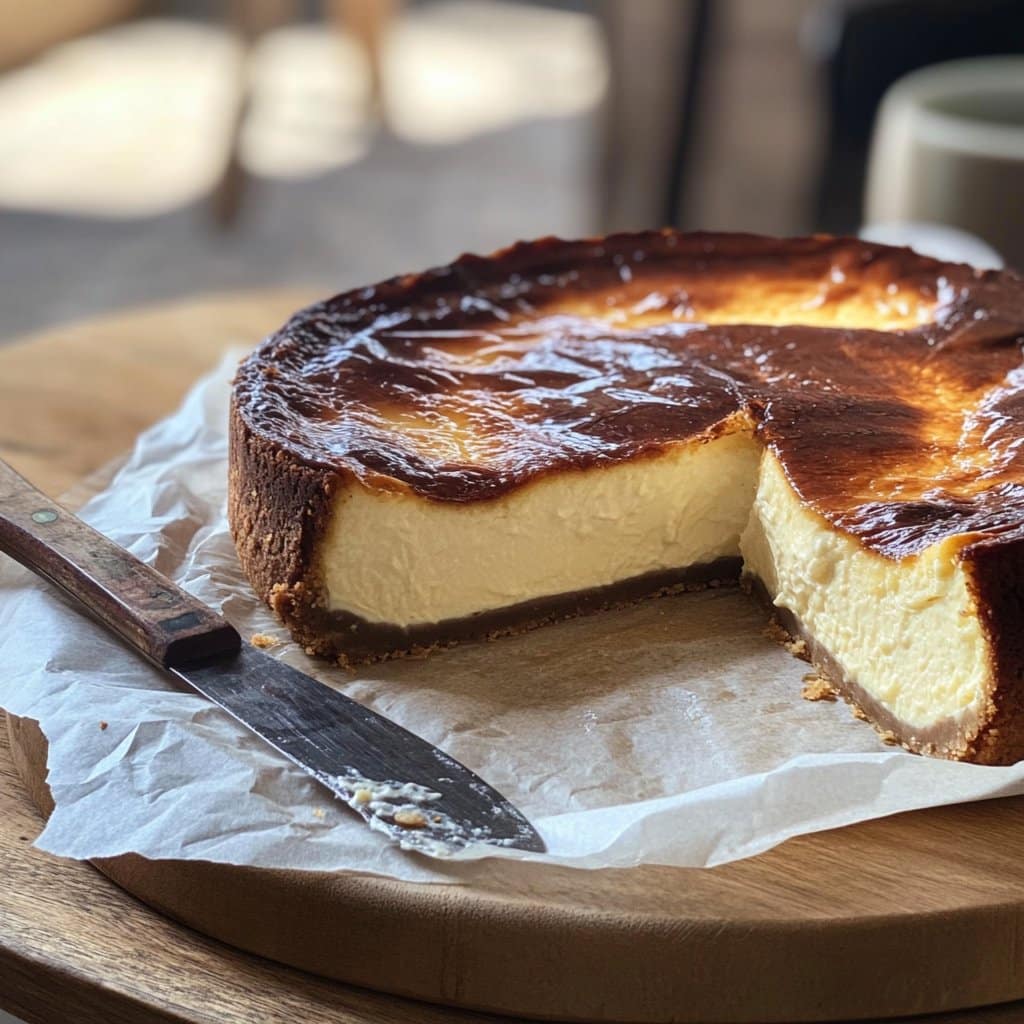 Tarta de Queso Estilo La Viña