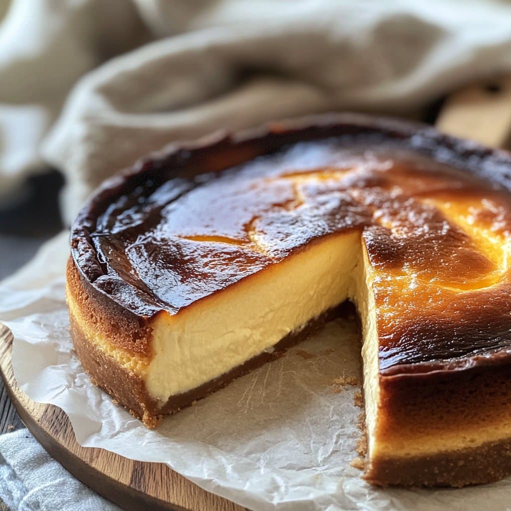 Tarta de Queso Estilo La Viña