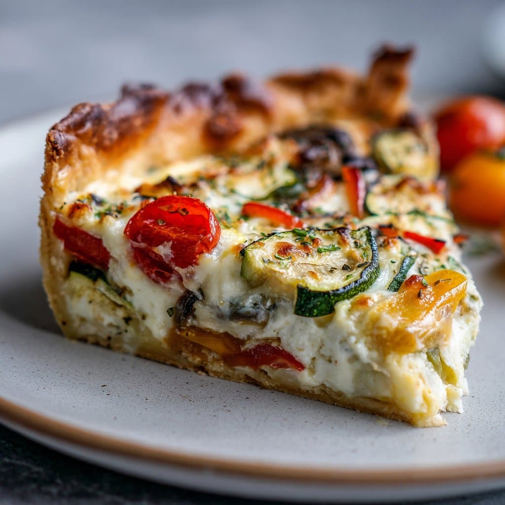 Tarta Rústica de Verduras y Queso