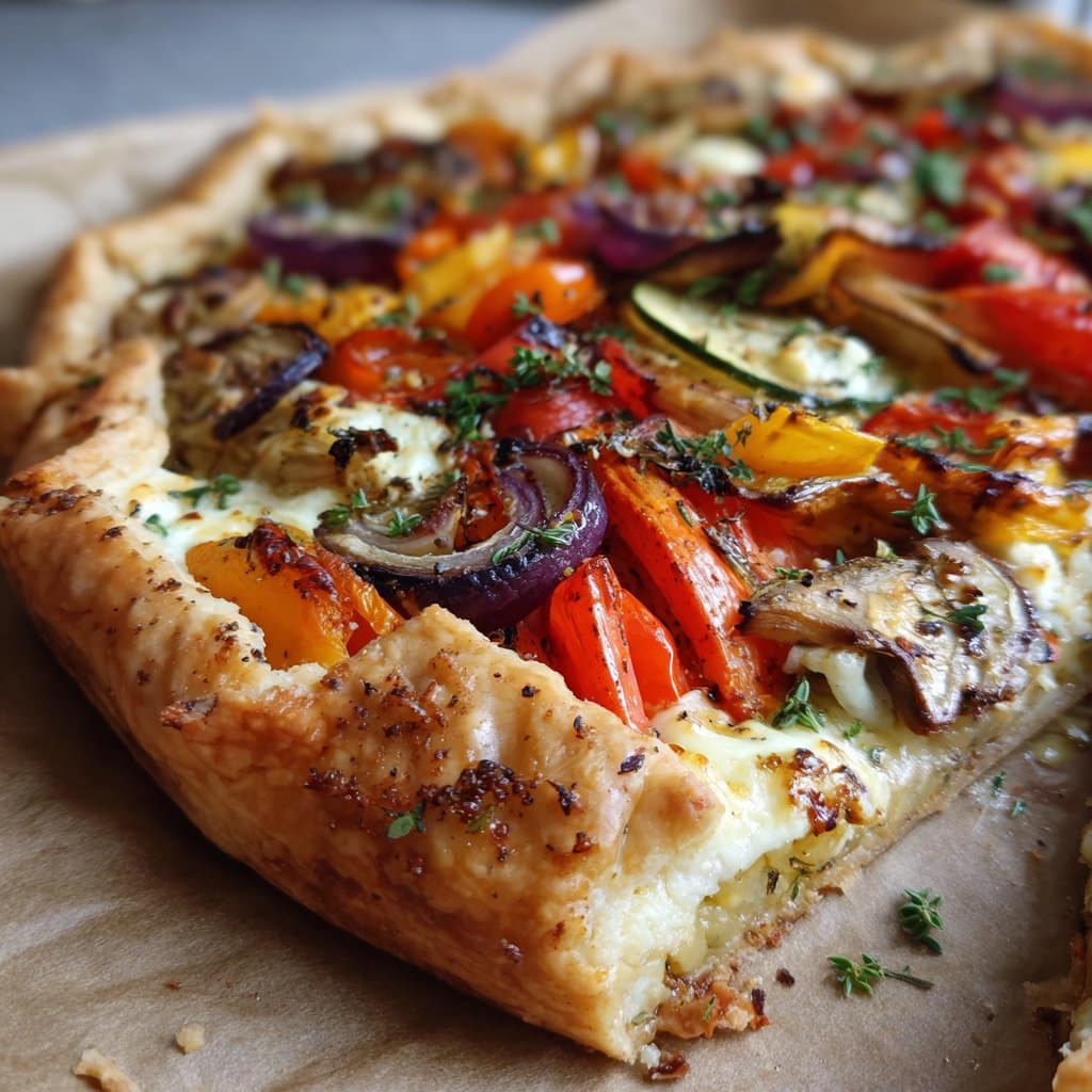 Tarta Rústica de Verduras y Queso