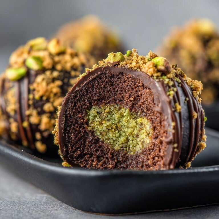 Brownies de pistacho Ferrero Rocher – Un lujoso capricho de chocolate