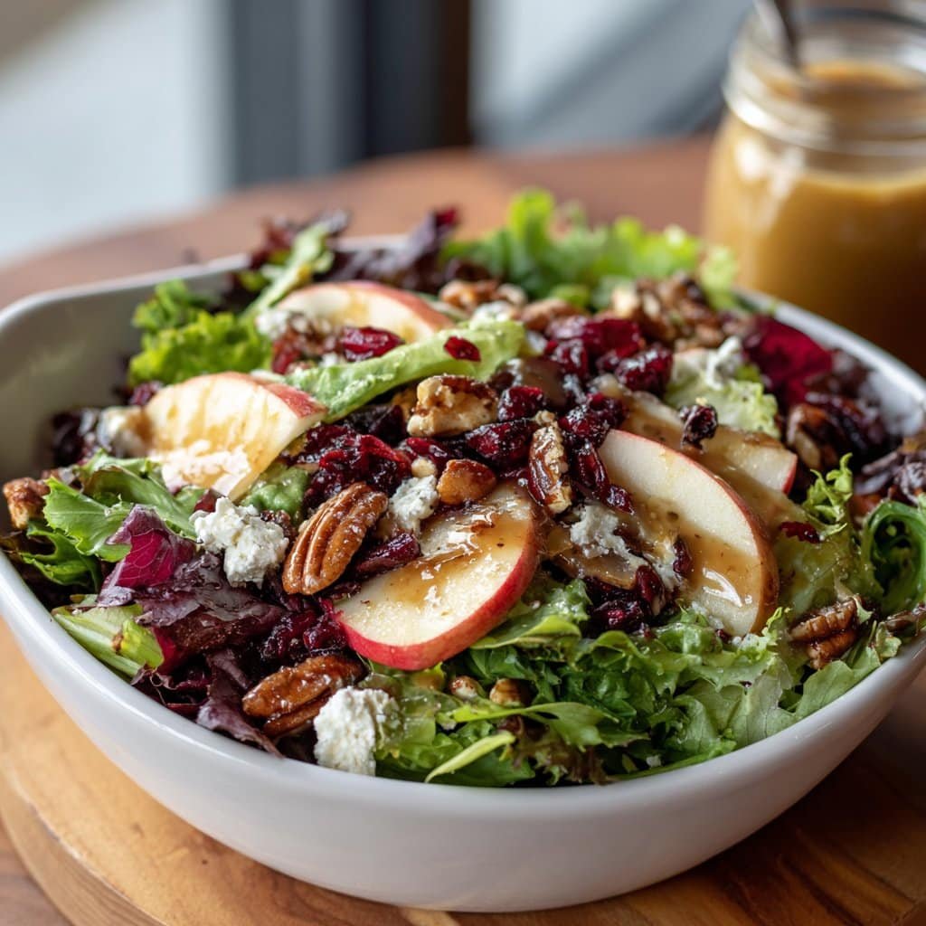 Ensalada de Arándanos y Pacanas – Dulce, Crujiente y Perfectamente Aliñada