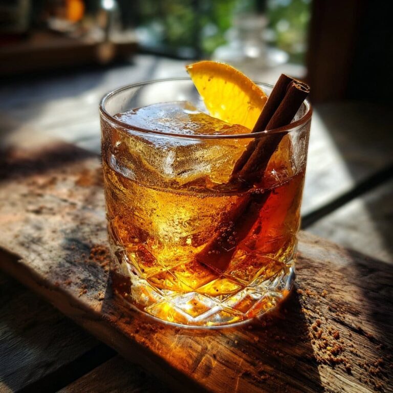 Old Fashioned Inspirado en el Otoño – Bourbon se Encuentra con Arce