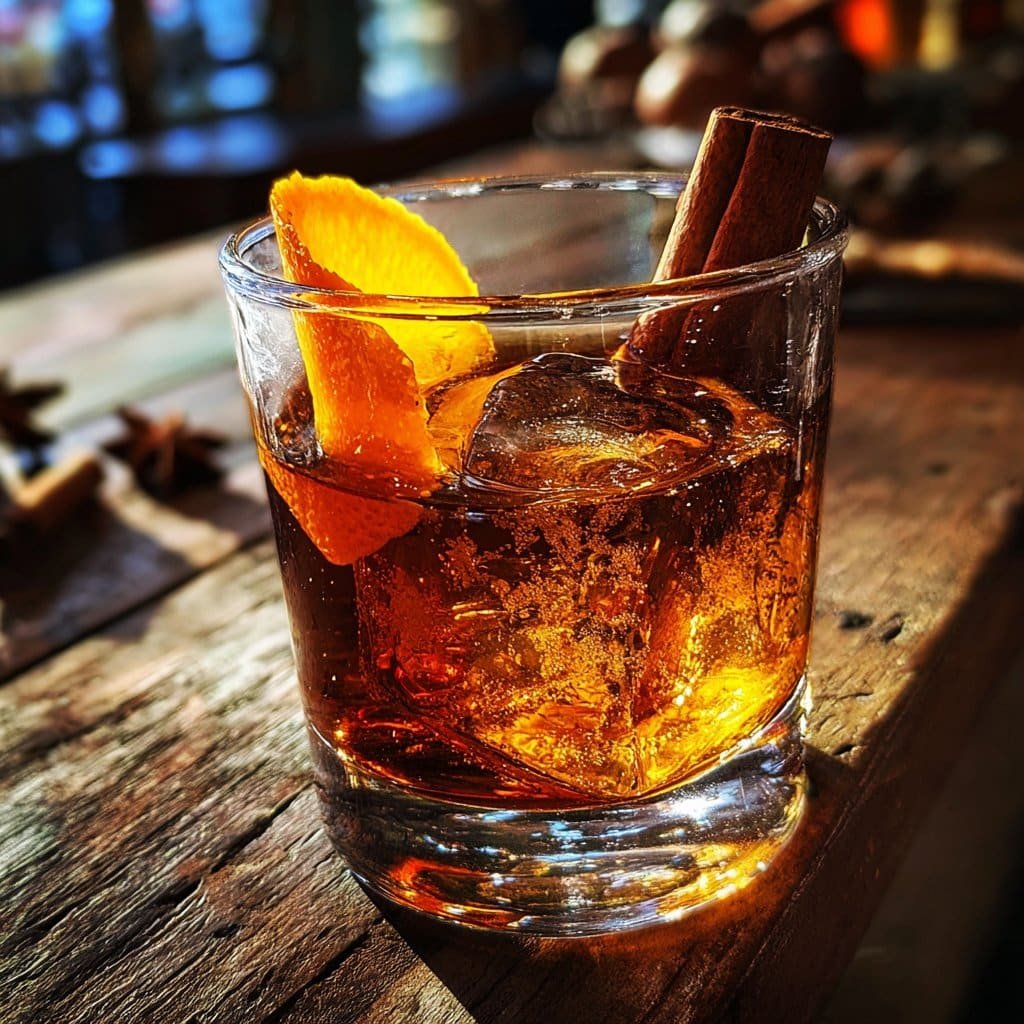 Old Fashioned Inspirado en el Otoño – Bourbon se Encuentra con Arce