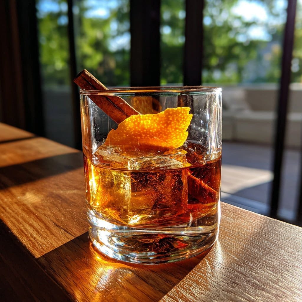 Old Fashioned Inspirado en el Otoño – Bourbon se Encuentra con Arce