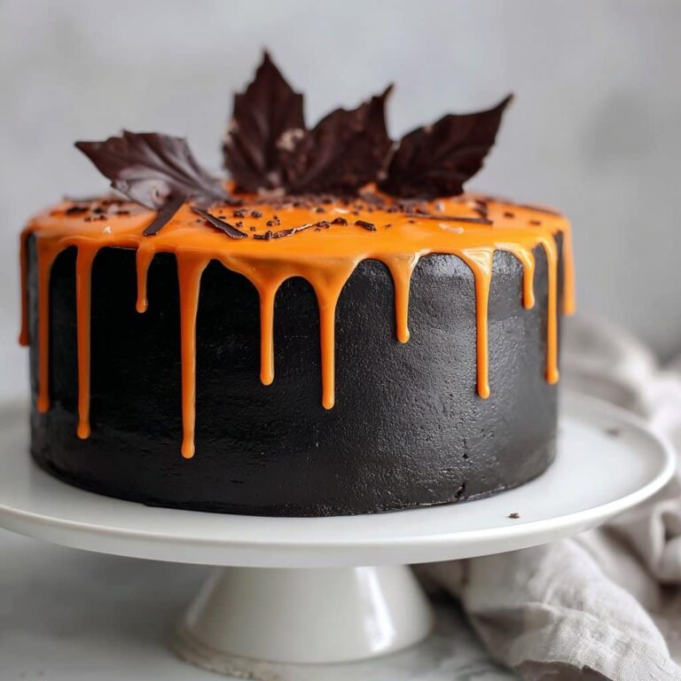 Pastel de Terciopelo Negro Escalofriante – Perfecto para Fiestas de Halloween