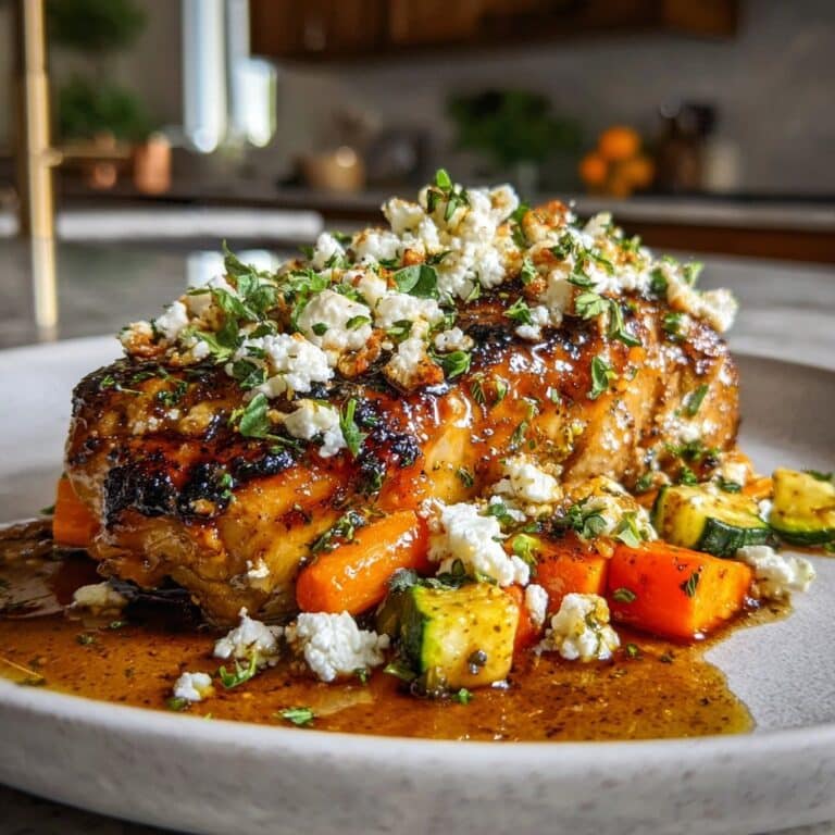Pollo con Feta infusionado en Miel Picante Artesanal – Sabor Delicioso y Único