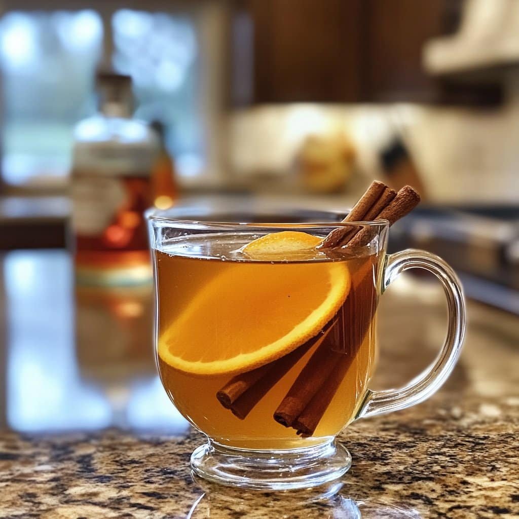 Sidra de manzana caliente clásica – Añade ron especiado para más calidez