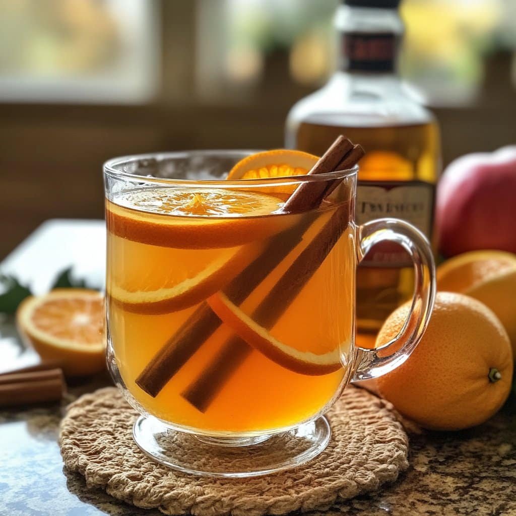 Sidra de manzana caliente clásica – Añade ron especiado para más calidez