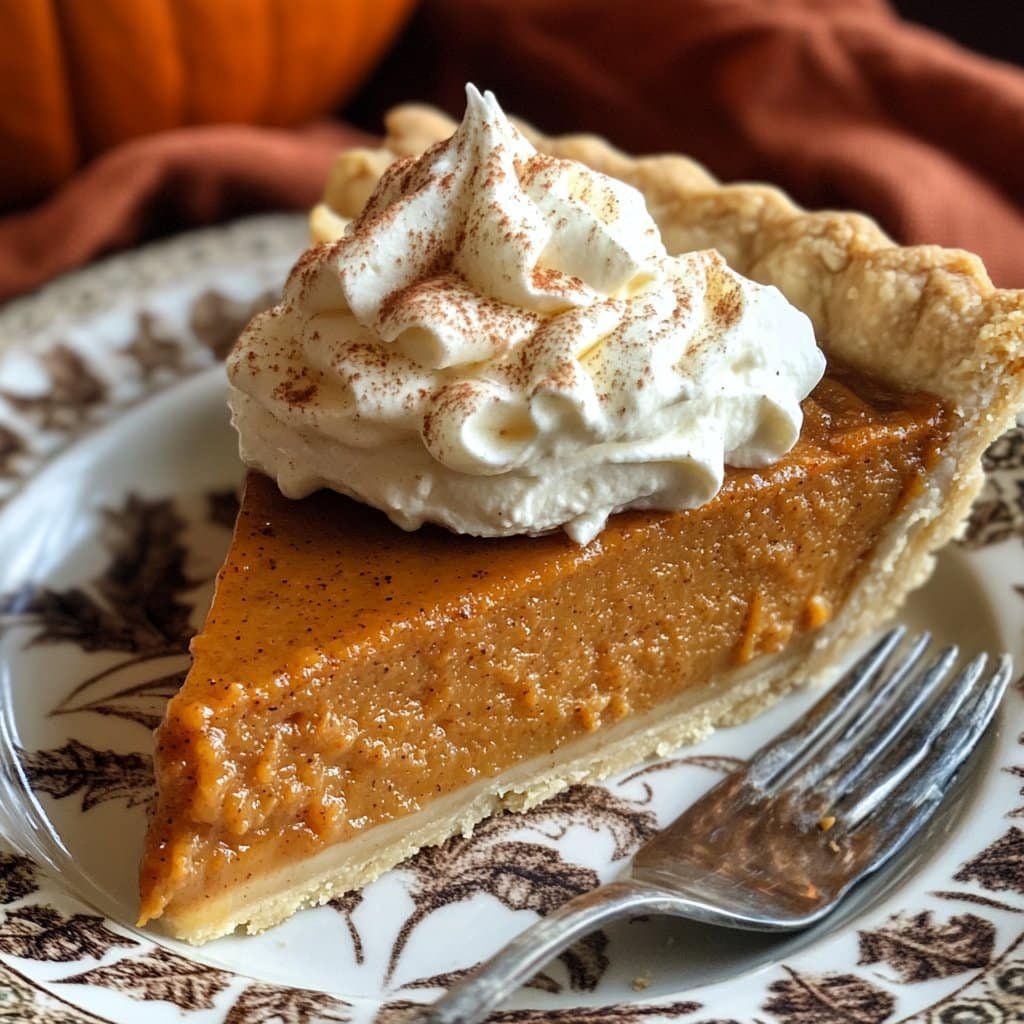 Tarta de Calabaza con Crema Batida de Maple – Un Favorito de Otoño