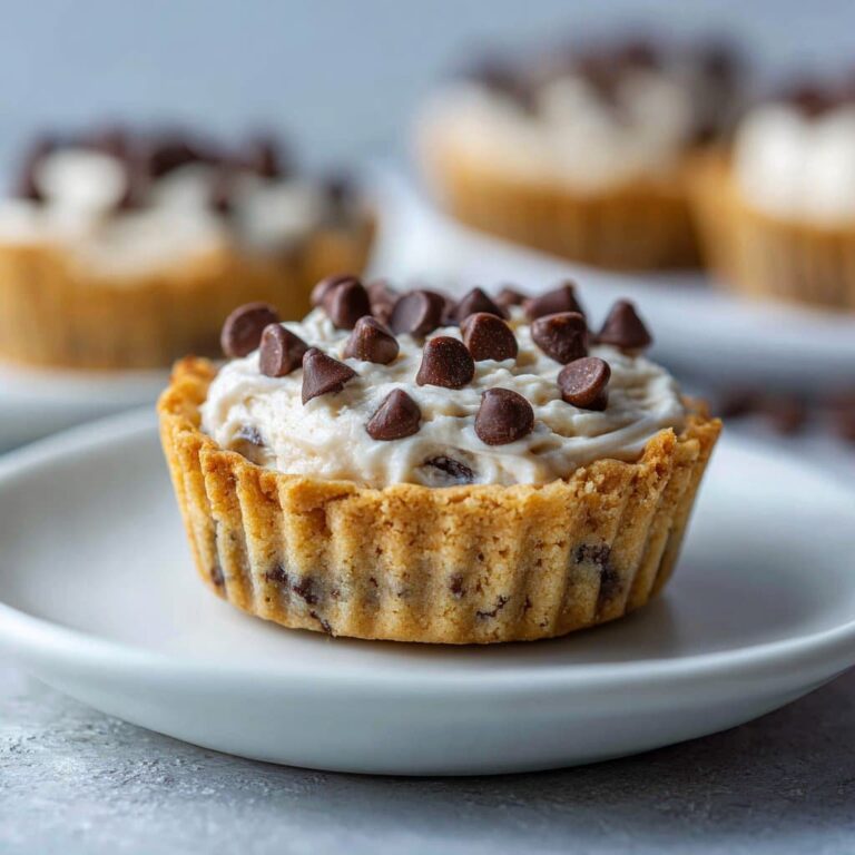 Tazas de Masa de Galleta – Pegajosas, Chocolatosas y Perfectamente Porcionadas
