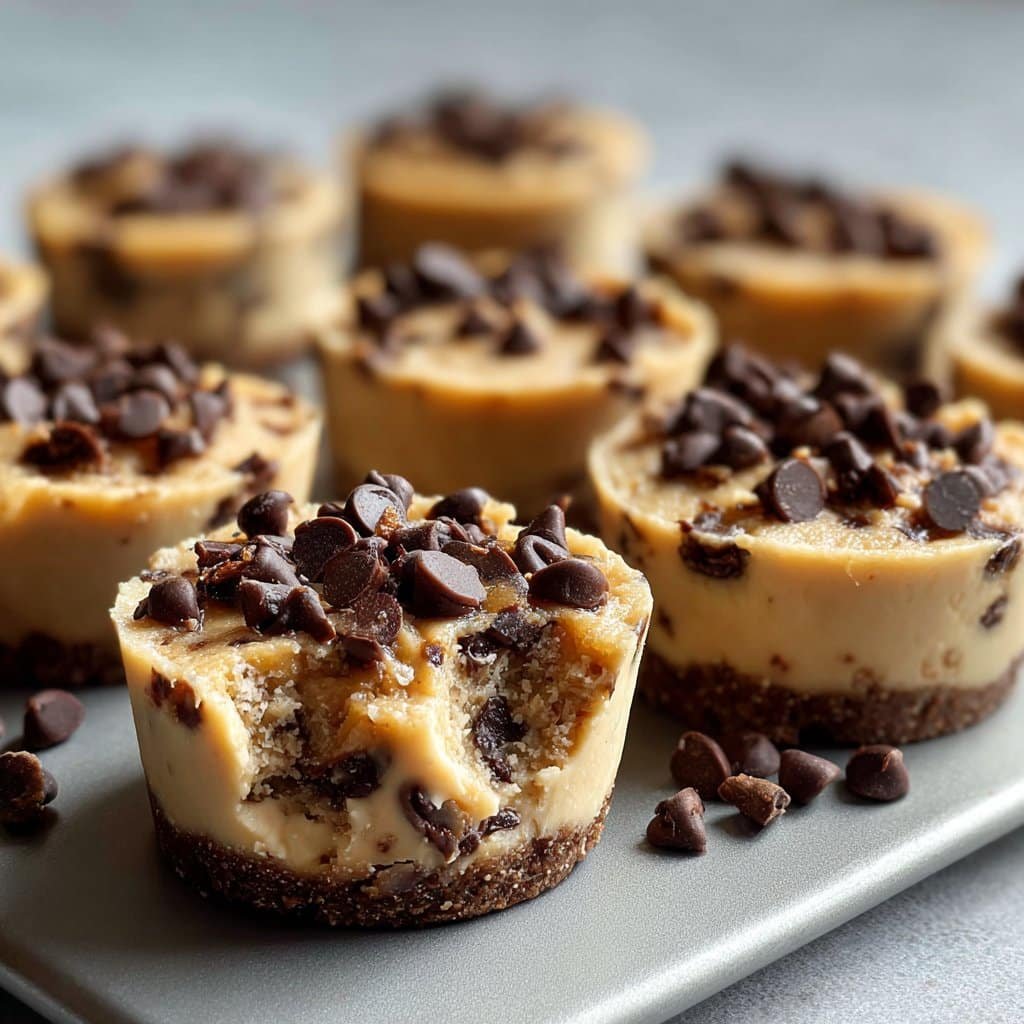 Tazas de Masa de Galleta – Pegajosas, Chocolatosas y Perfectamente Porcionadas