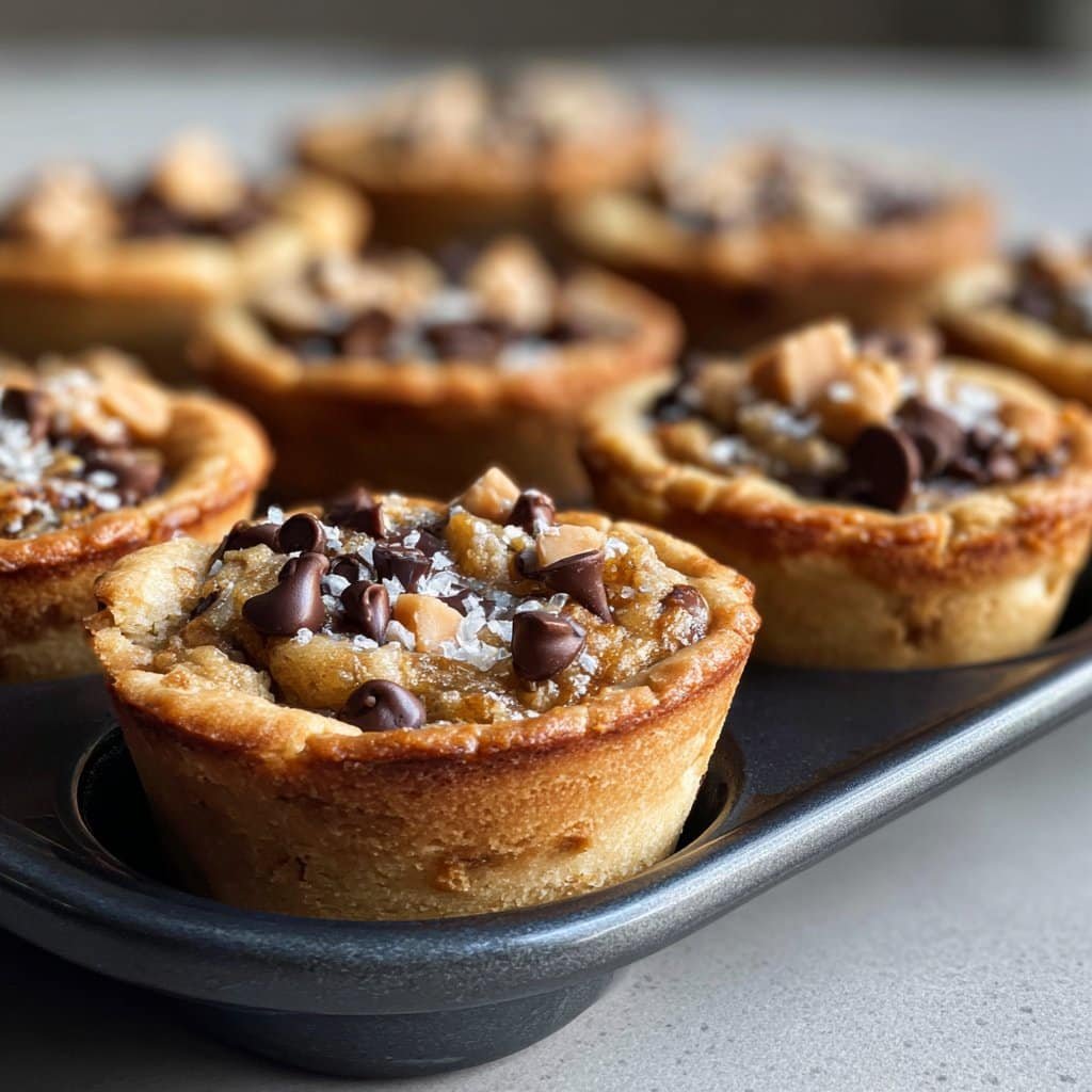 Tazas de Masa de Galleta – Pegajosas, Chocolatosas y Perfectamente Porcionadas
