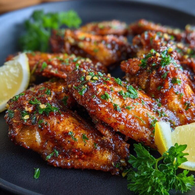 Alitas de Pollo al Estilo Cajún con Mantequilla de Ajo – Una Explosión de Sabor