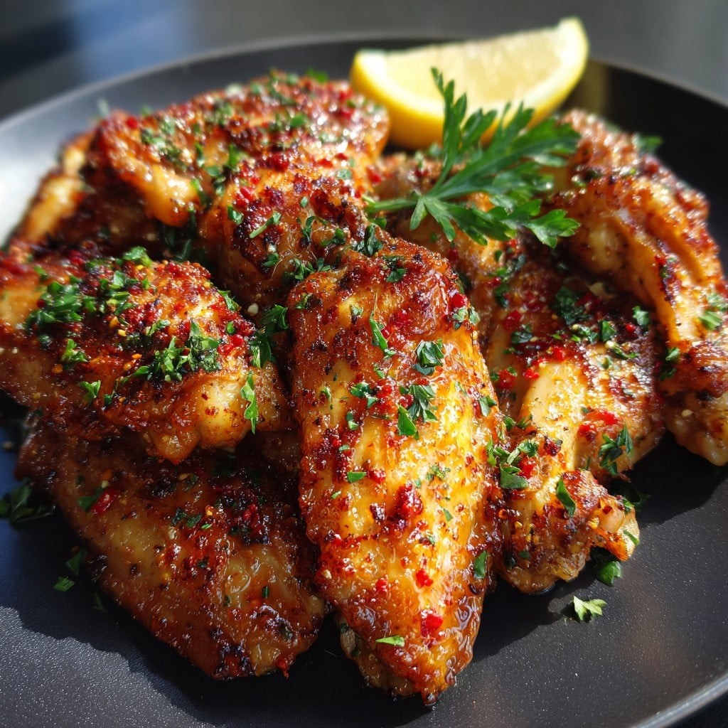 Alitas de Pollo al Estilo Cajún con Mantequilla de Ajo – Una Explosión de Sabor