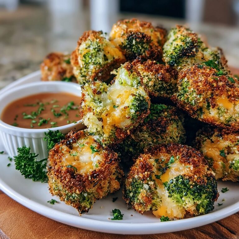 Crujientes Popper de Brócoli con Queso Cheddar en Freidora de Aire – Snack Fácil y Adictivo