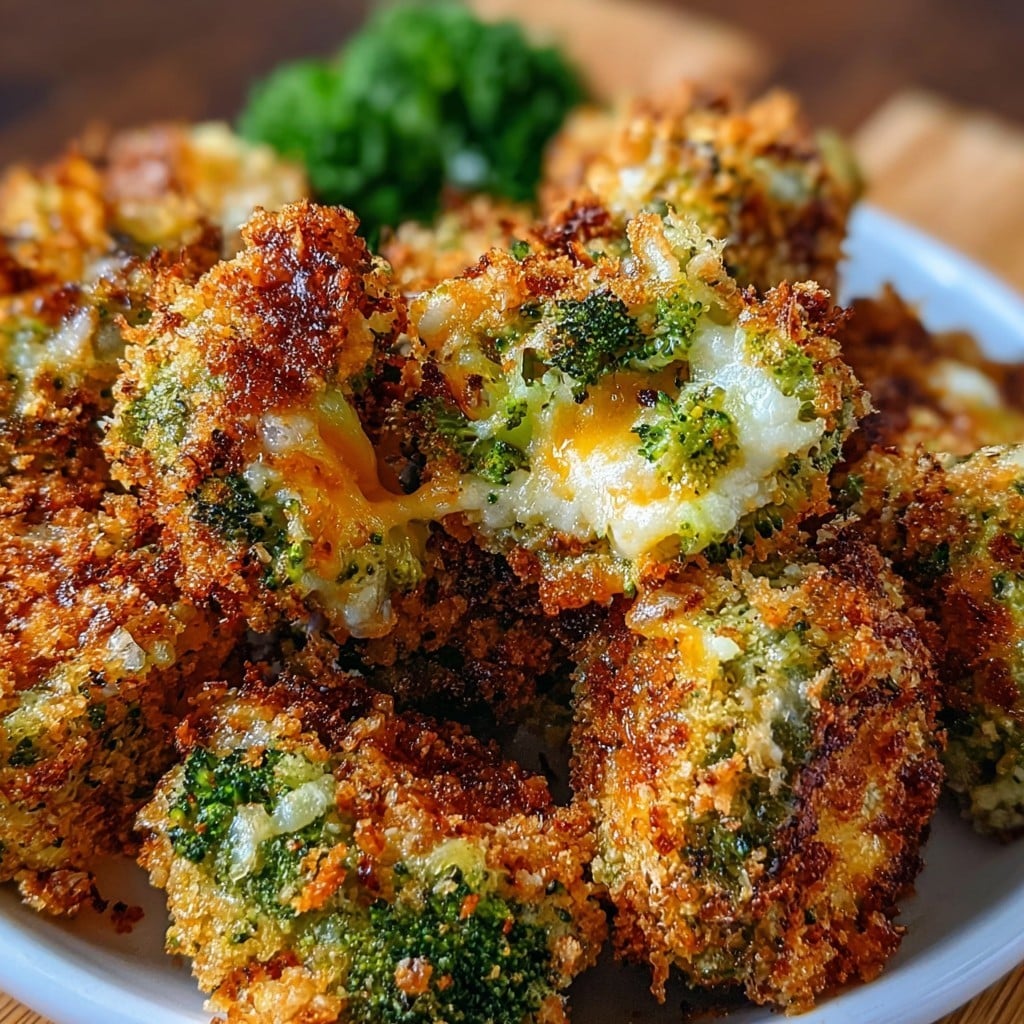 Crujientes Popper de Brócoli con Queso Cheddar en Freidora de Aire – Snack Fácil y Adictivo