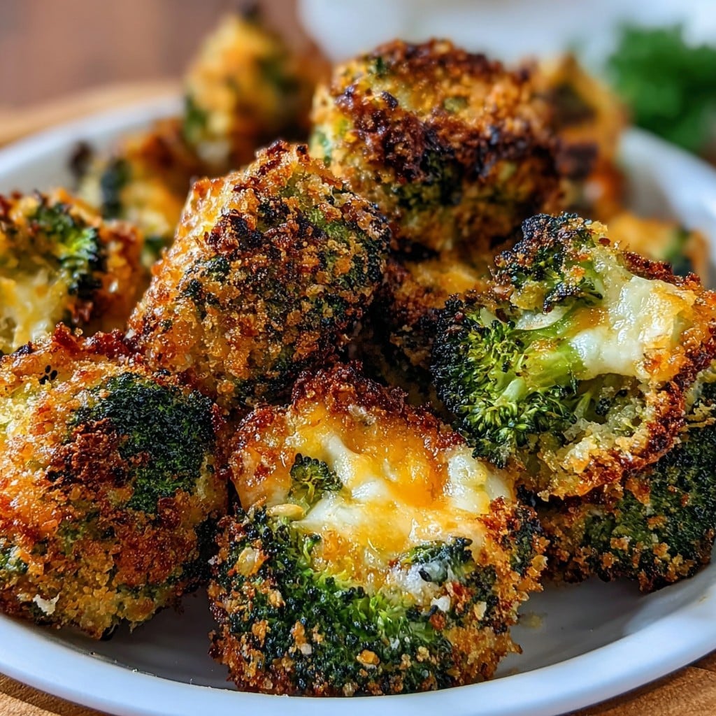 Crujientes Popper de Brócoli con Queso Cheddar en Freidora de Aire – Snack Fácil y Adictivo