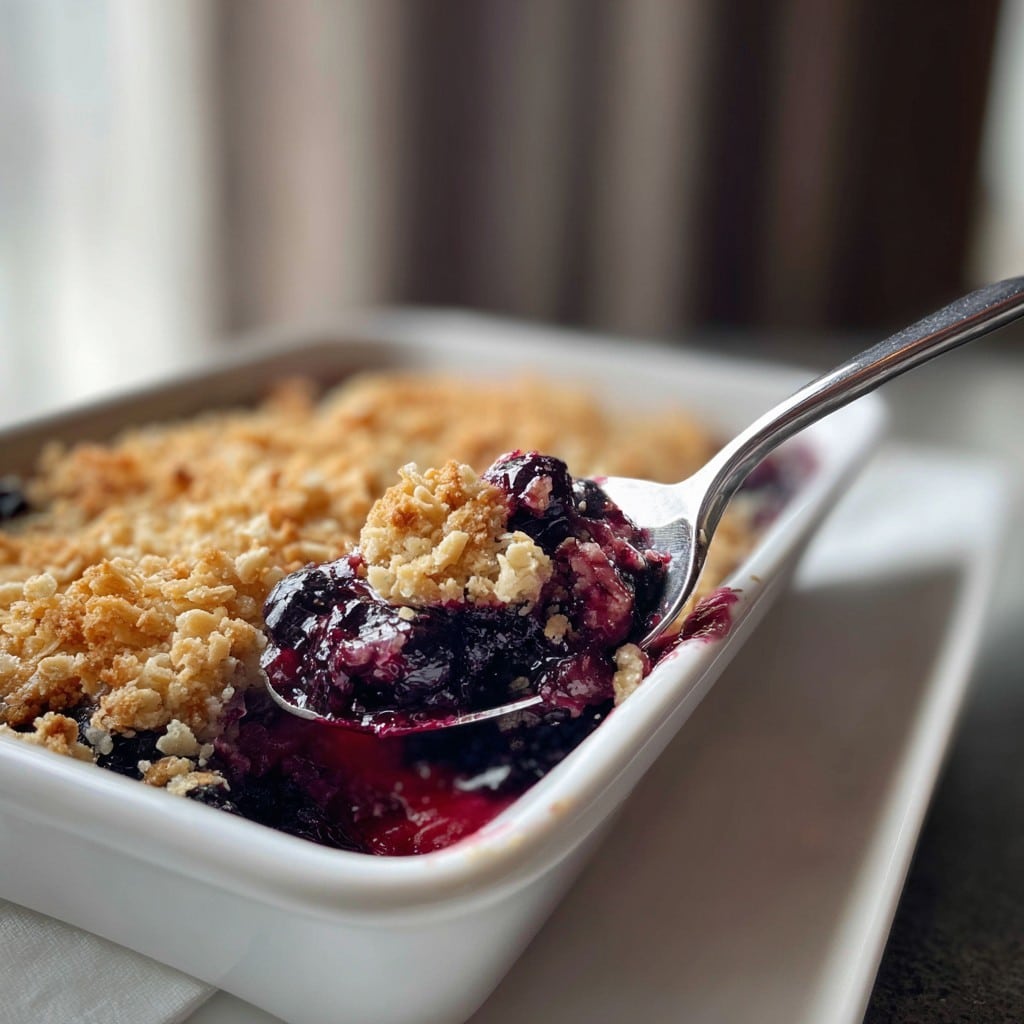 Crumble de arándanos de Martha – Migas mantecosas y bayas jugosas