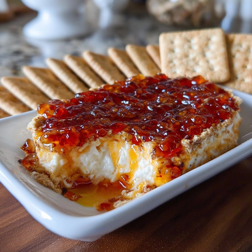 Difusión de Queso con Mermelada de Pimiento – Rápido, Elegante y Delicioso