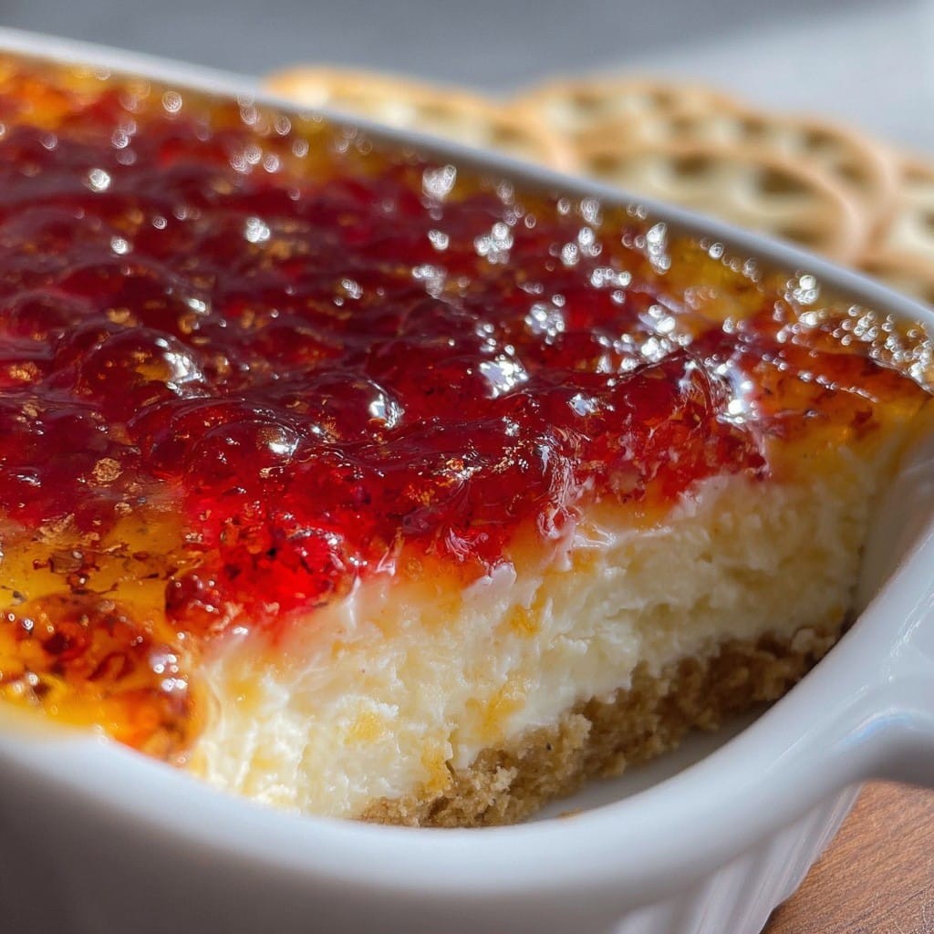 Difusión de Queso con Mermelada de Pimiento – Rápido, Elegante y Delicioso