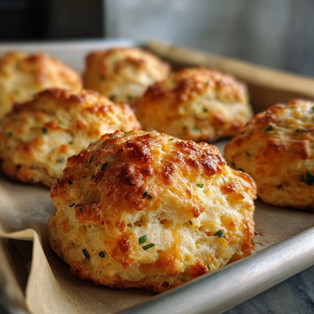 Galletas caseras de cheddar y cebollino: perfectas para el brunch o la cena