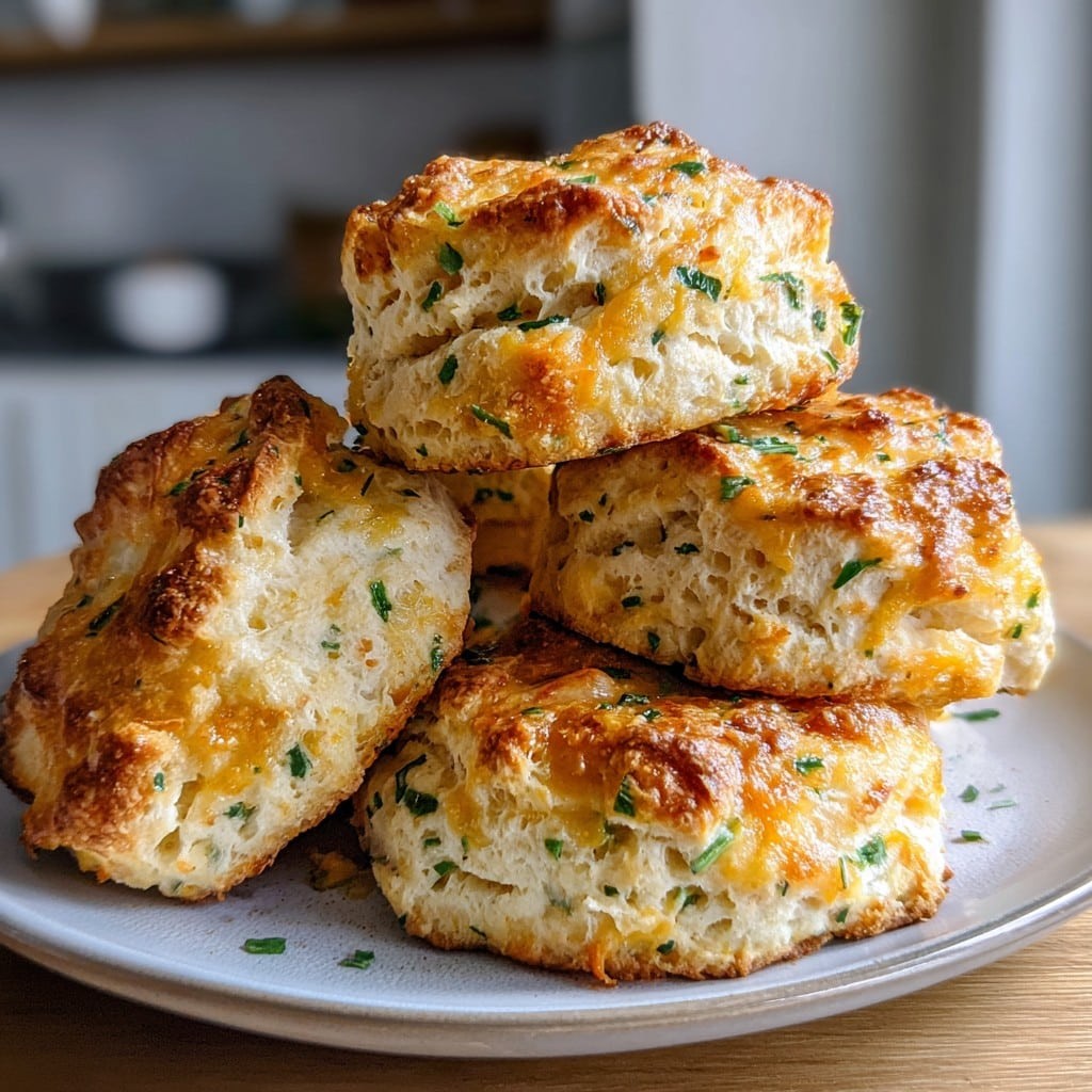 Galletas caseras de cheddar y cebollino: perfectas para el brunch o la cena
