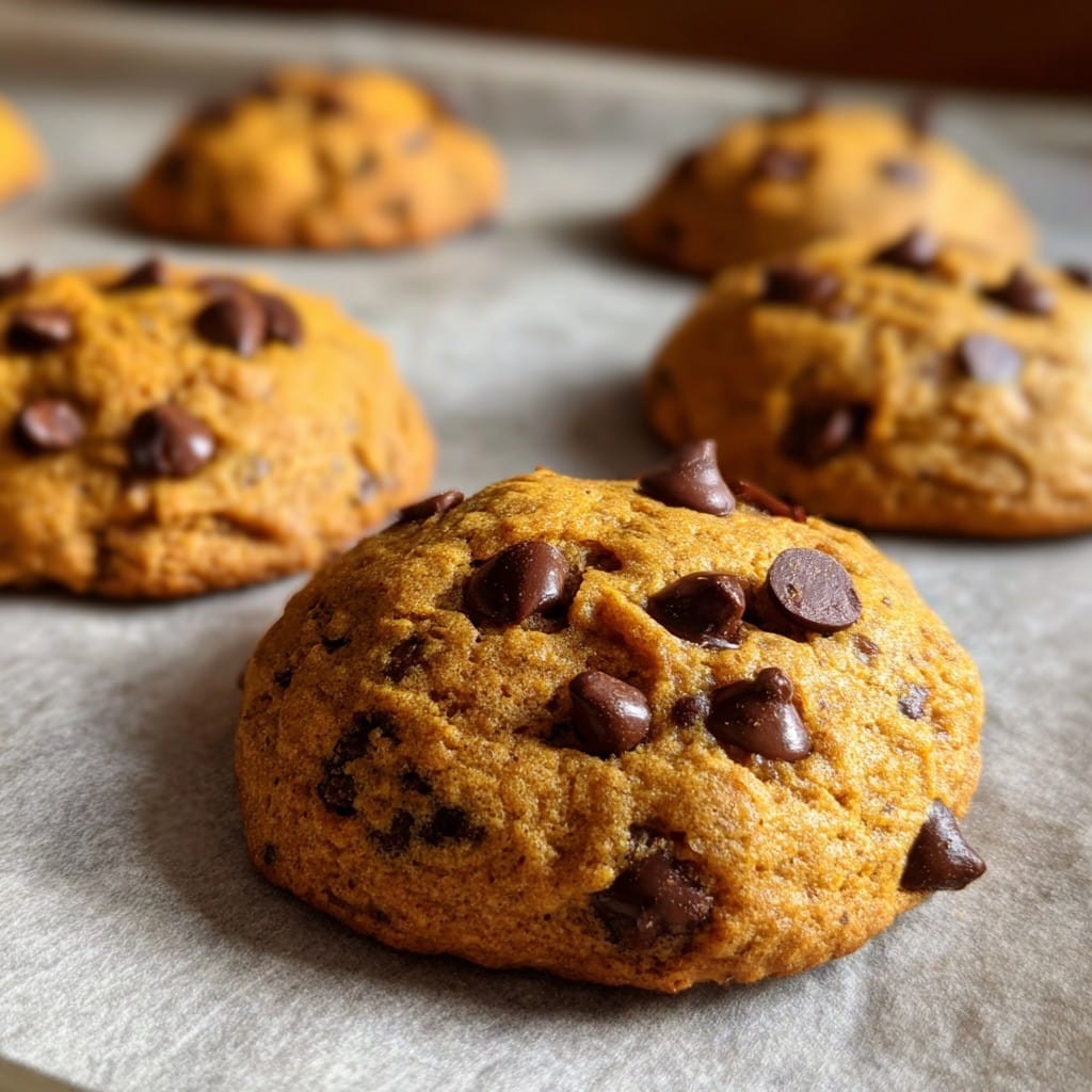 Galletas fáciles de calabaza con chispas de chocolate: un favorito de la repostería otoñal