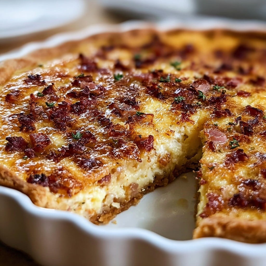Quiche de Tocino Francés – Rica, Sabrosa y Perfecta para el Brunch