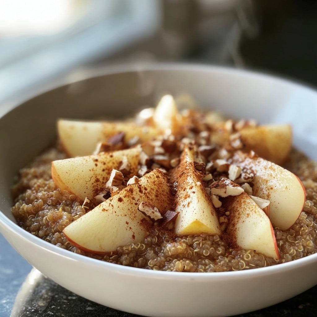 Quinua para el Desayuno con Manzana y Canela: Nutritiva y Deliciosamente Saludable