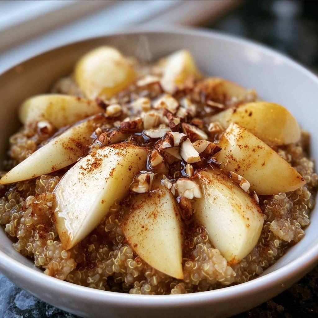 Quinua para el Desayuno con Manzana y Canela: Nutritiva y Deliciosamente Saludable