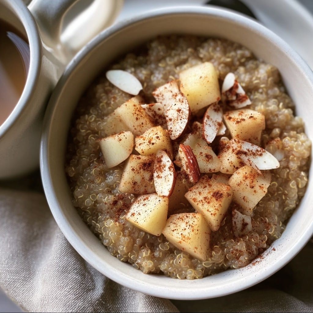 Quinua para el Desayuno con Manzana y Canela: Nutritiva y Deliciosamente Saludable