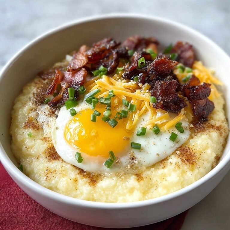 Tazón de Grits para el Desayuno – Reconfortante, Sustancioso y Satisfactorio