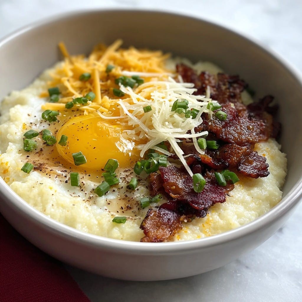Tazón de Grits para el Desayuno – Reconfortante, Sustancioso y Satisfactorio