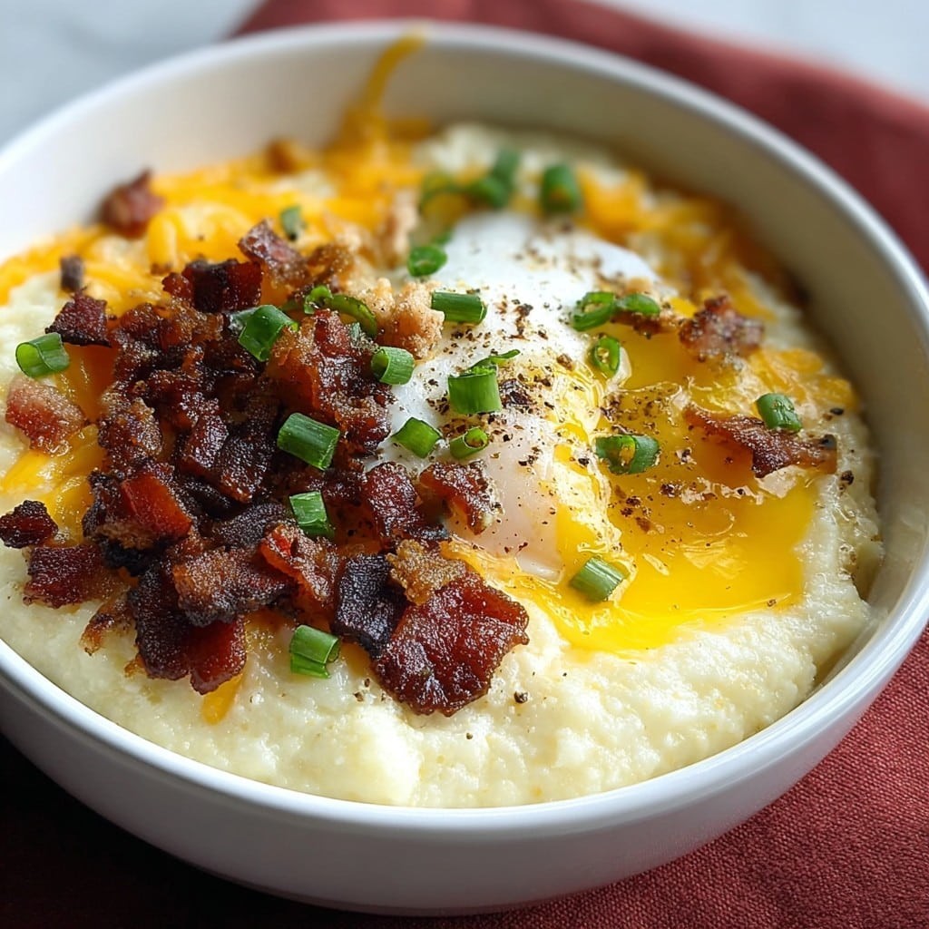 Tazón de Grits para el Desayuno – Reconfortante, Sustancioso y Satisfactorio