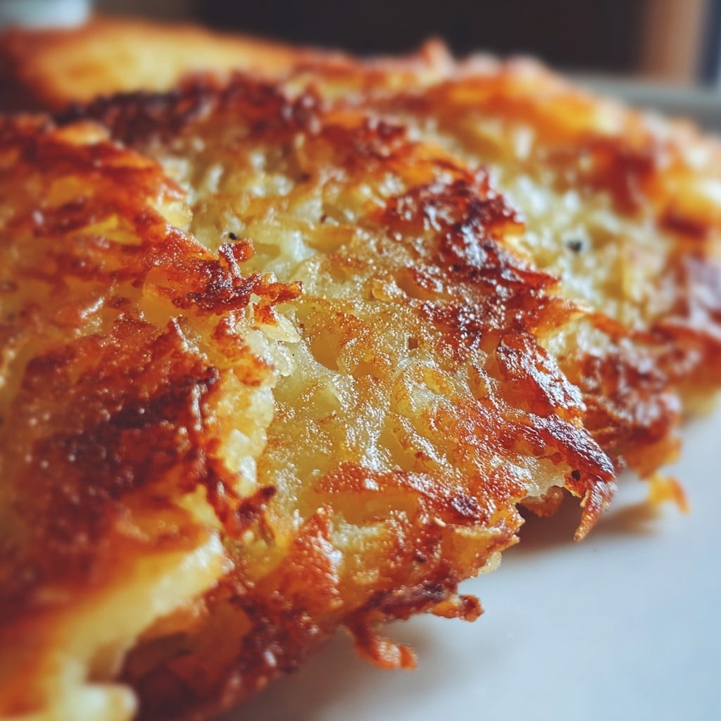 Tortitas crujientes de patata con queso y cebolla – Un favorito de la familia