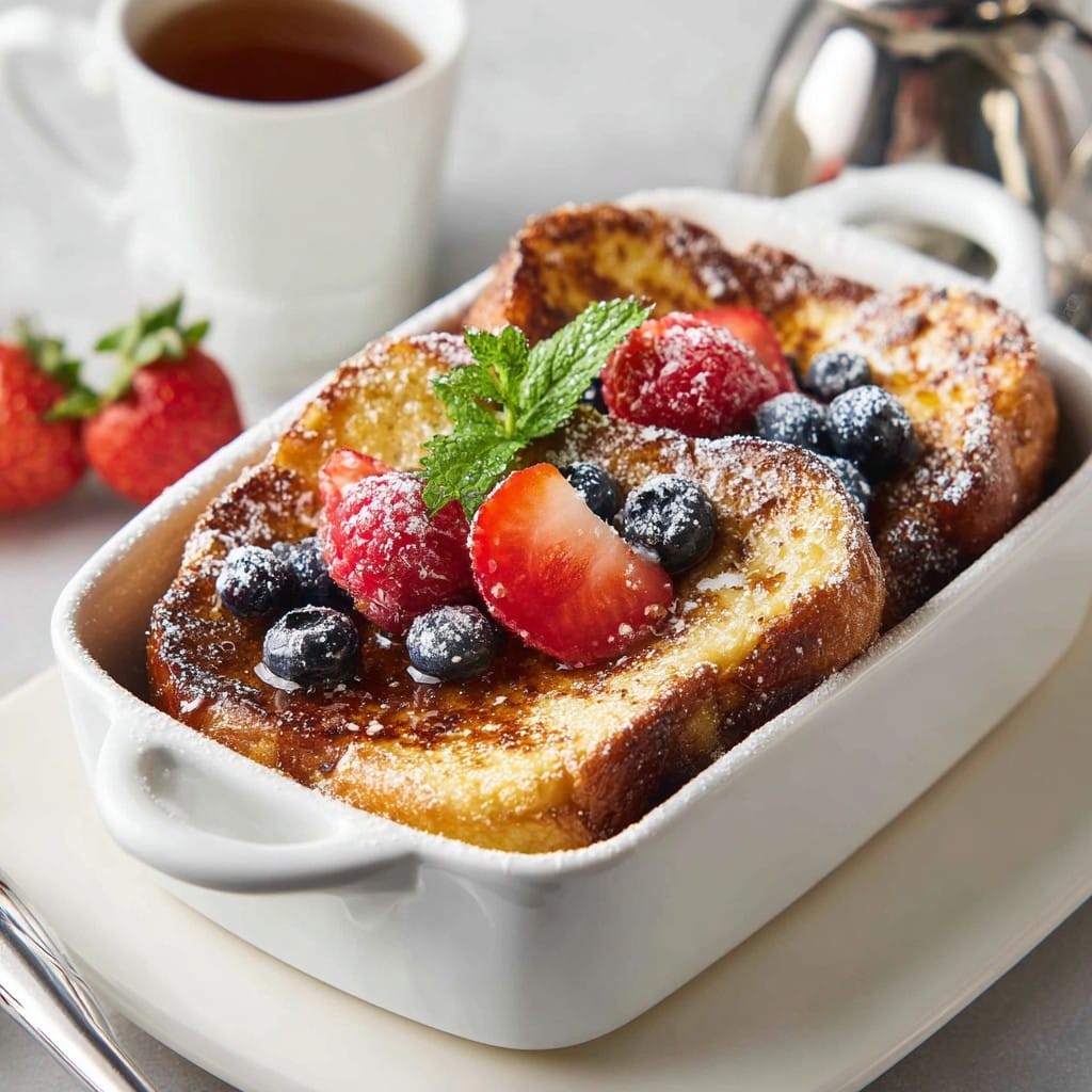 Tostadas Francesas al Horno de Martha Stewart – Brunch Fácil y Elegante