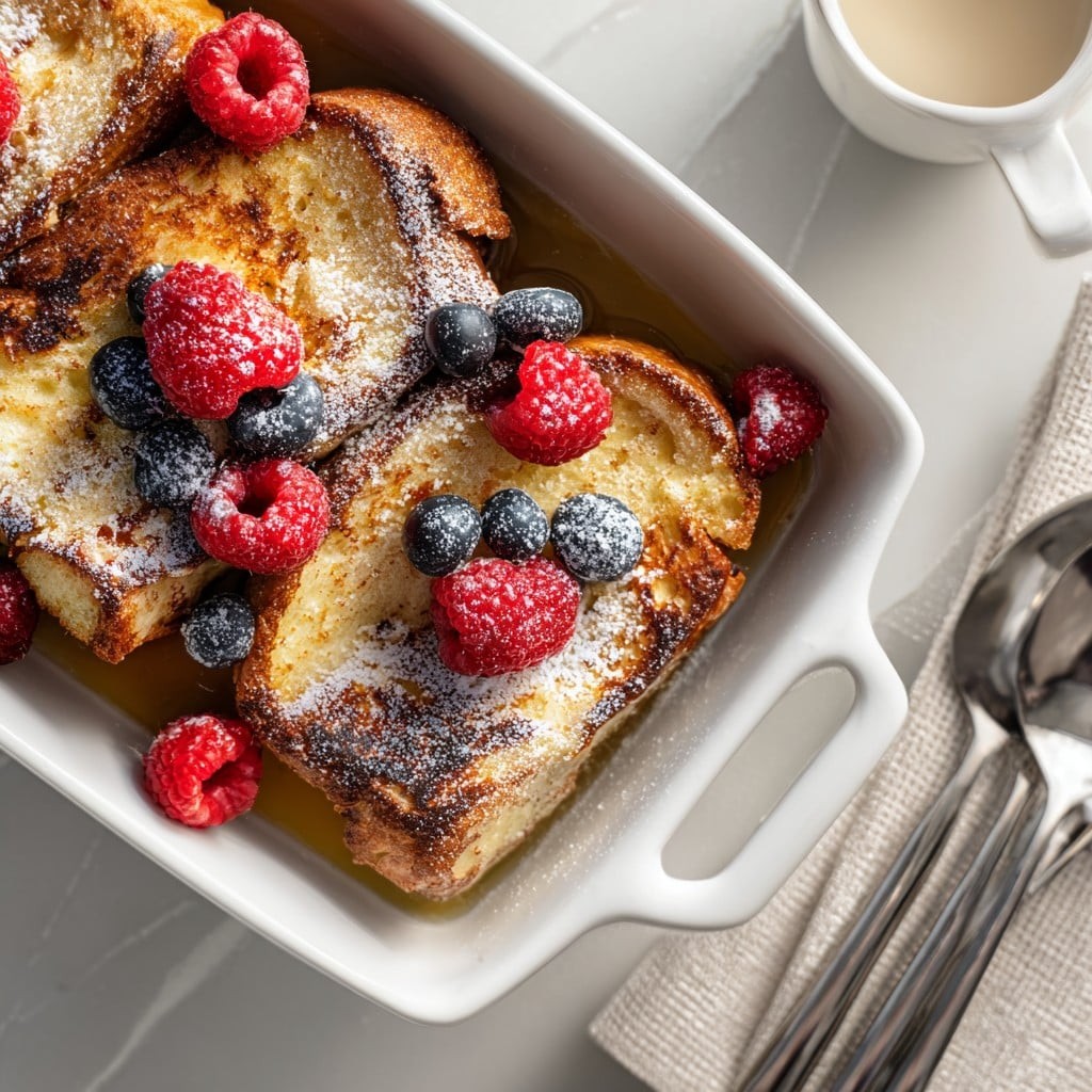 Tostadas Francesas al Horno de Martha Stewart – Brunch Fácil y Elegante