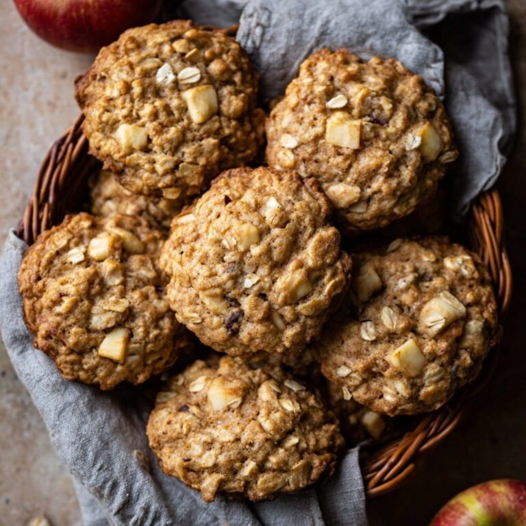 Galletas de Avena con Manzana Que Saben a Otoño en Cada Mordida