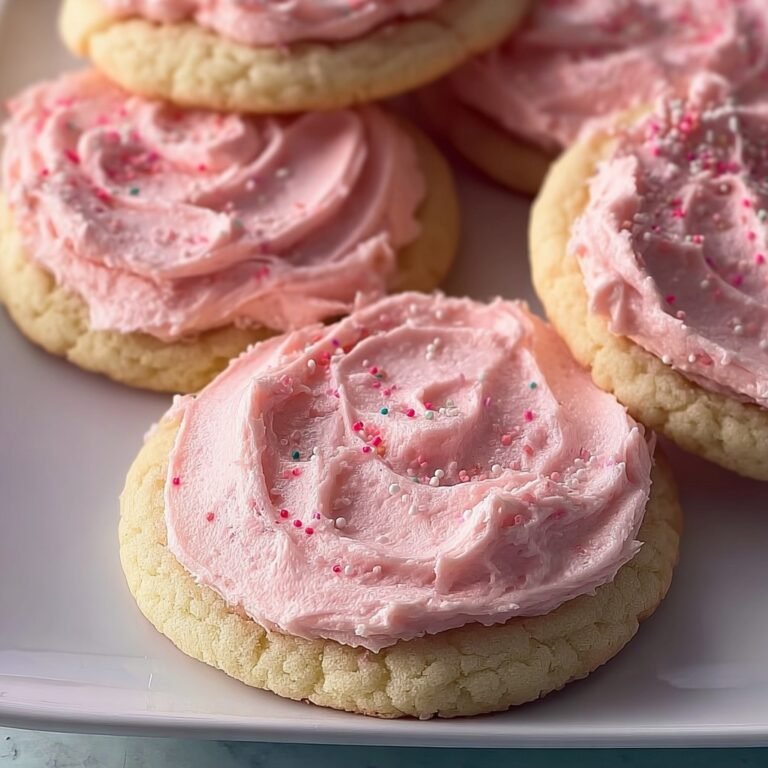 Galletas de Azúcar Rosa Crumbl – Receta Fácil Casera Imitación