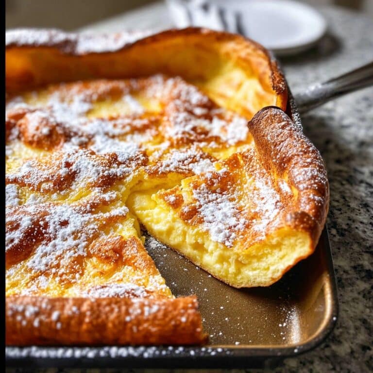 Receta fácil de panqueques alemanes: idea para desayuno de panqueques horneados