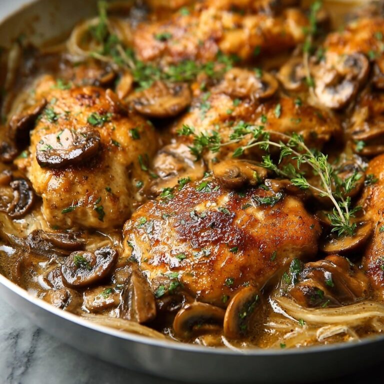 Receta Fácil de Pollo Marsala con Champiñones que Cualquiera Puede Hacer