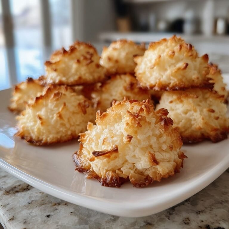 Macarrones fáciles de coco: suaves, masticables y con solo 5 ingredientes