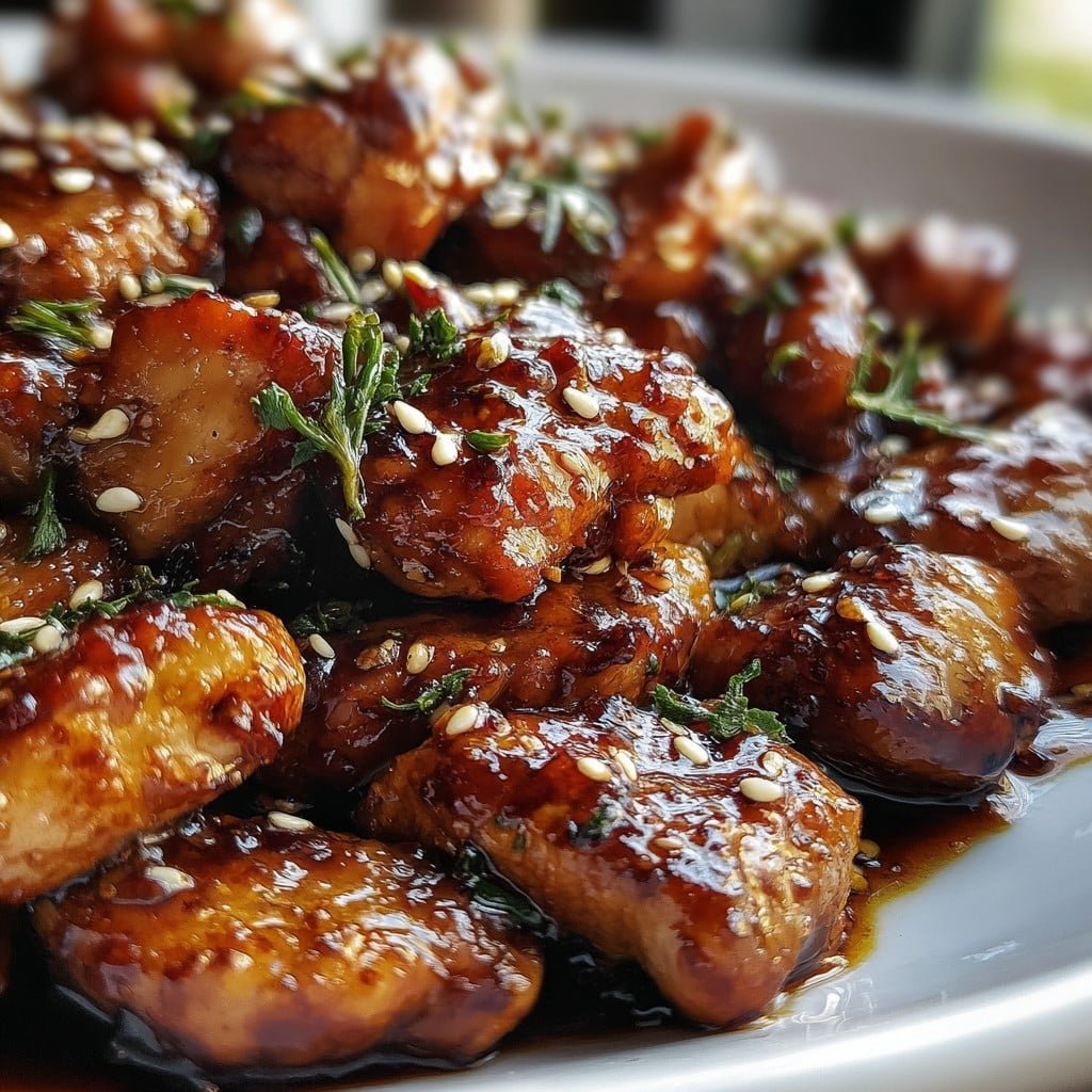 Pollo Teriyaki en Olla de Cocción Lenta 